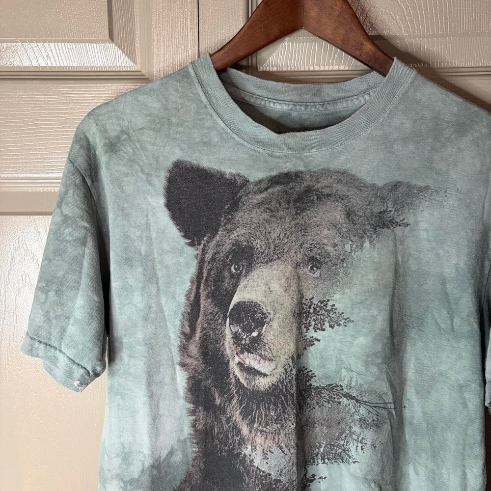 Vintage bear shirt medium The mountain nature tie-dye animal bear wildlife - Picture 2 of 3